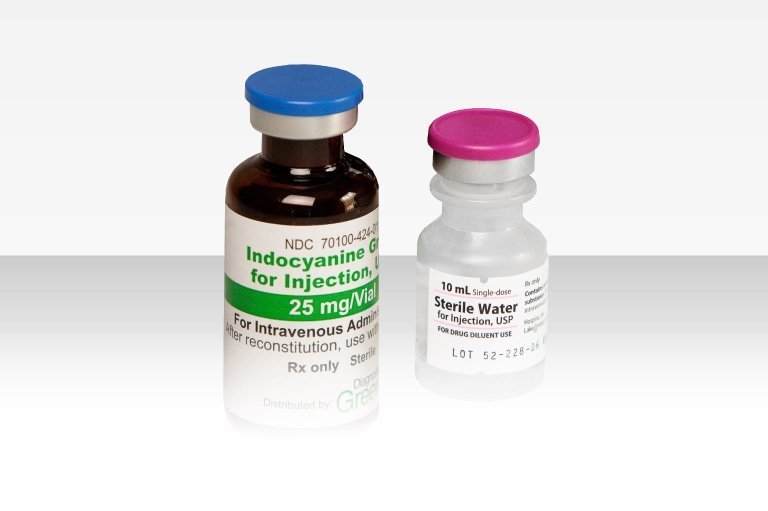 Viles containing products from Diagnostic Green