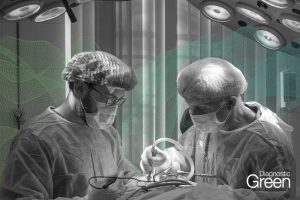 nurse and surgeon carrying out a procedure